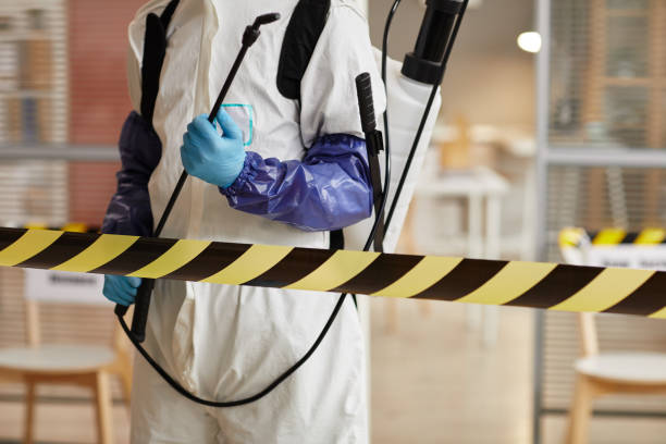 Professional Blood Cleanup technician working in Brighton, MA